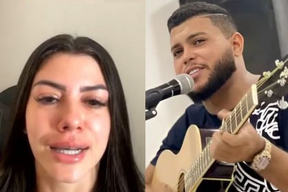 Kaline Oliveira e Diego Damasceno: vendedora diz que sofreu pressão para desistir de processo (Foto: Reprodução/Redes Sociais)