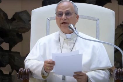 Papa Leão XIV pede a jornalistas comunicação sem ódio, preconceito e fanatismo (Imagem: YouTube/Reprodução)