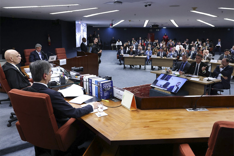 Ex-presidente Jair Bolsonaro admitiu minuta do golpe, mas negou que tentaria tomar o poder (Foto: Antonio Augusto/STF)