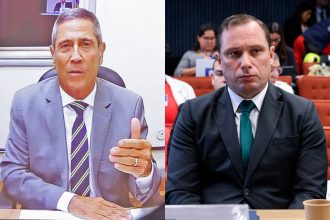 Braga Neto e Mauro Cid
