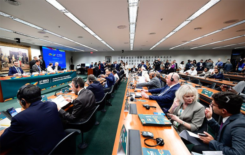 Fórum Parlamentar do Brics reúne mulheres dos países membros em Brasília (Foto: Saulo Cruz/Agência Senado)