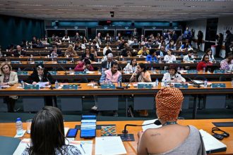 Mulheres em evento do Brics em Brasília: maior presença feminina nos parlamentos (Foto: Waldemir Barreto/Agência Senado)