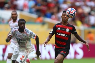 Bruno Henrique em lance de jogo: fim do sonho de conquistar mais um Mundial de Clubes (Foto: Gilvan de Souza/Flamengo)