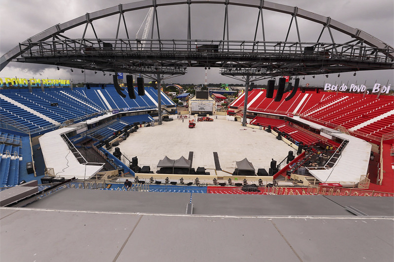 Bumbódromo de Parintins: bumbás farão coleta de assinaturas para projeto de lei de iniciativa popular (Fotos Mauro Neto/Secom