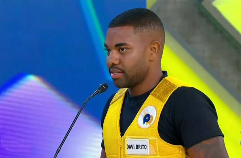 Davi Brito errou plural de limão e virou meme (Imagem: SBT/Reprodução)