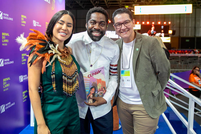 Isabele Nogueira, Lázaro Ramos e Darlisom Ferreira