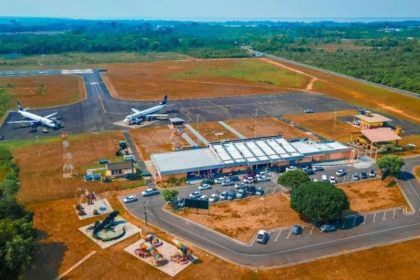 Aeroporto Júlio Belém, em Parintins (Foto: Divulgação/Prefeitura de Parintins)