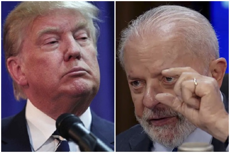 Trump impôs sanções ao ministro do STF e presidente Lula avisa que Judiciário no Brasil é independente (Fotos: Daniel Torok/The White House e Rafa Neddermeyer/ABr)