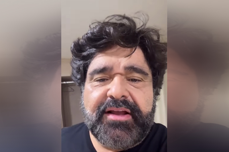 Cantor Fabiano Menotti agradeceu apoio dos fãs em vídeo no Instagram (Imagem: Instagram/Reprodução)