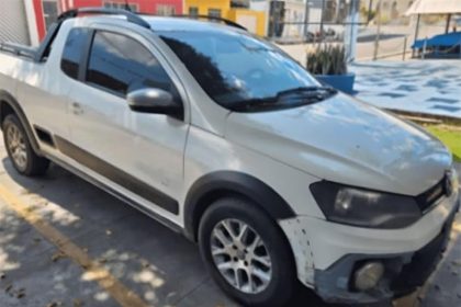 Volkswagen Saveiro Cross está entre os veículos que serão leiloados (Foto: TRT-11/Divulgação)