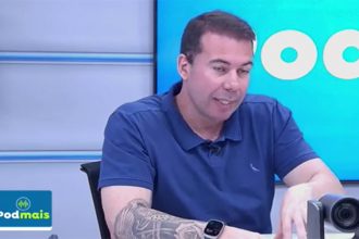 Delegado Bruno Fraga explicou portaria sobre normas para entrevistas e uso de redes sociais na Polícia Civil (Imagem: Pod Mais/YiuTube)