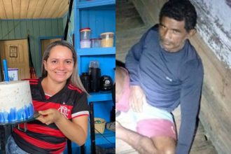 Segundo a polícia, o homem confessou que matou a vítima utilizando um fio. (Foto: WhatsApp/Reprodução)