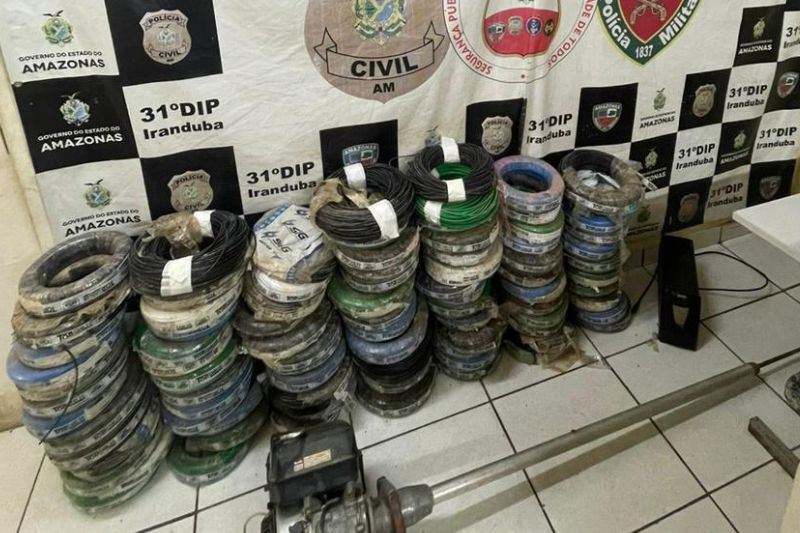 A prisão foi resultado da Operação Metal de Transição. (Foto: Divulgação/PCAM)