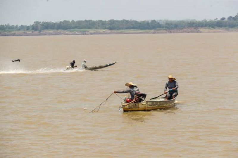 Peixe escasso: seca reduz estoques e preocupa especialistas. (Foto: Antônio Lima/Secom)