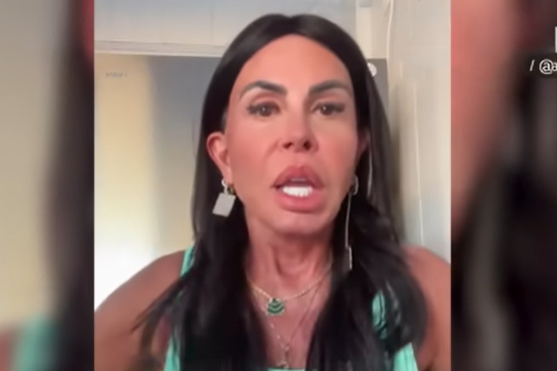 Gretchen com o novo rosto: reparos na boca e bochechas (Imagem: Instagram/Reprodução)