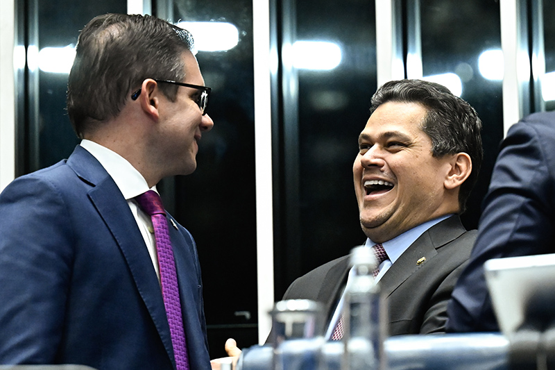 Hugo Motta e Davi Alcolumbre