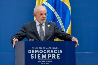 Lula em Santiago do Chile