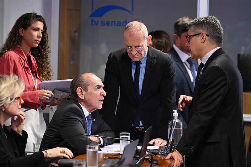 Senadores na CCJ não chegaram a consenso sobre projeto de lei eleitoral (Foto: Edilson Rodrigues/Agência Senado)
