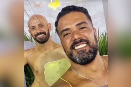 Casal Luiz Armando dos Santos e Wesley Fabiano Lourenço se entregou à polícia em São Paulo (Foto: Reprodução/Redes sociais)