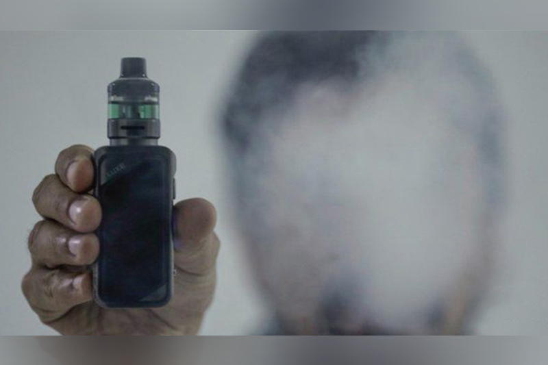Cigarro eletrônico é proibido no Brasil, mas redes sociais anunciam dispositivos de fumo (Foto: Ministério da Justiça/Divulgação)