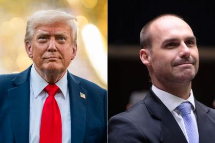 Donald Trump e Eduardo Bolsonaro