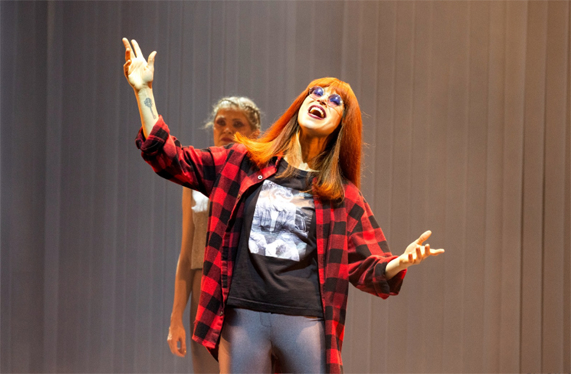 Atriz Mel Lisboa é Rita Lee em espetáculo sobre história da cantora (Foto: João Caldas/Divulgação)
