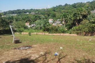 Mulher morta foi encontrada em uma área de mata no bairro Colônia Terra Nova, zona Norte de Manaus. (Foto: WhatsApp/Reprodução)