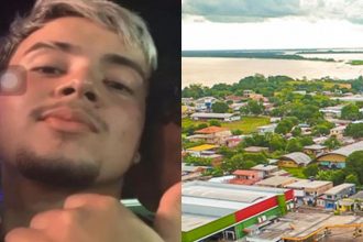 Diego Natanael Pereira de Freitas Linhas, de 18 anos, foi preso pela Polícia Civil em Manacapuru (Foto: WhatsApp/Reprodução)