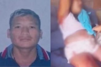 Douglas Reis Marques fugiu após o crime e está sendo procurado pela polícia (Foto: WhatsApp/Reprodução)