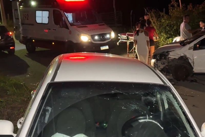 As causas do acidente ainda estão sendo investigadas (Foto: WhatsApp/Reprodução)