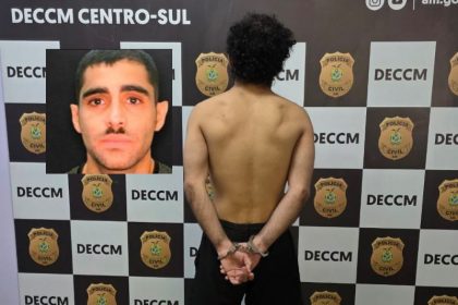 Reincidente no crime de estupro, Cherliton Costa Santos, 29, foi preso acusado de estuprar uma passageira de 22 anos. (Foto: WhatsApp/Reprodução)