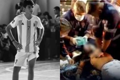 Apesar dos esforços médicos, o adolescente não resistiu (Foto: Reprodução/WhatsApp)