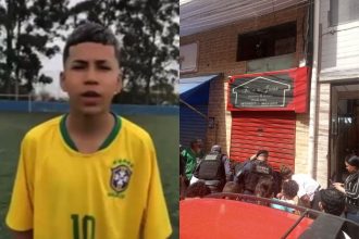 Marcos Vinicius era considerado uma promessa do futebol, mas acabou perdendo a vida para o crime. (Foto:WhatsApp/Reprodução)
