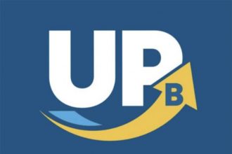 Logotipo da federação União Progressista, que está dividida sobre se será oposição ou da base aliada do governo Lula (Imagem: UP/Divulgação)
