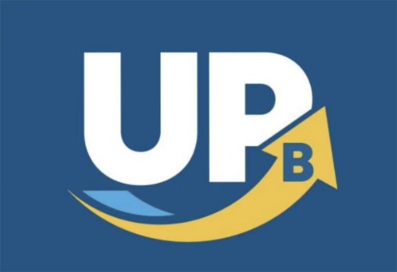 Logotipo da federação União Progressista, que está dividida sobre se será oposição ou da base aliada do governo Lula (Imagem: UP/Divulgação)