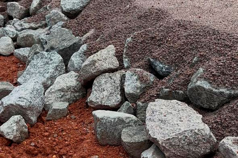 pedra base da pavimentação da BR-319