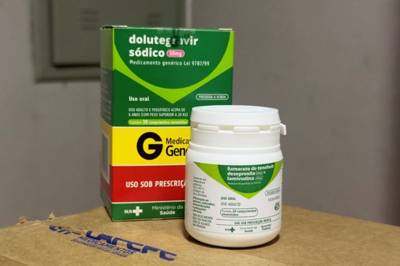 Medicamentos antivirai usado no tratamento da infecção pelo HIV (Foto: Divulgação/FVS-AM)