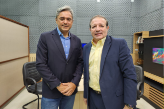 Marcelo Dutra foi entrevistada por Marcelo Salum no programa Virando o Jogo (Foto: Divulgação)