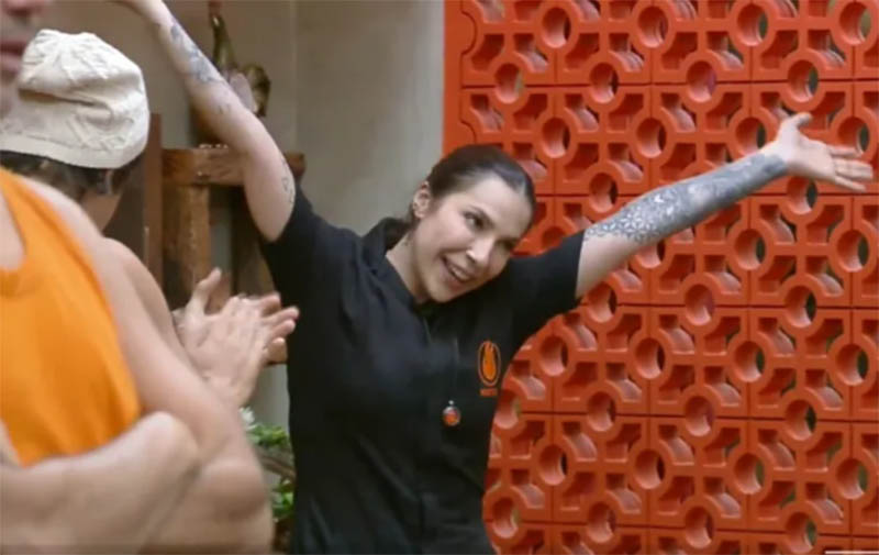 Martina ganhou Prova de Fogo e poderá intervir na formação da roça em A Fazenda 17 (Imagem: TV Record/Reprodução)