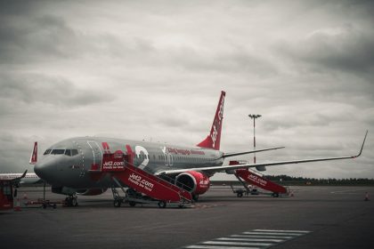 Avião viagem internacional