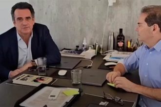 Ciro Nogueira e Paulinho da Força em cena de vídeo sobre a anistia: defesa de redução da pena (Imagem: Facebook/Reprodução)