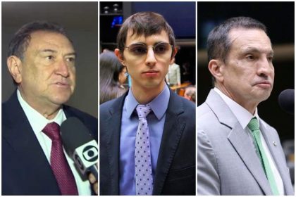 Átila Lins, Amom Mandel e Sidney Leite votaram contra a PEC da Blindagem (Fotos: Agência Câmara)