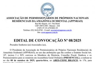 Edital de Convocação Assembleia Geral APPNRAO