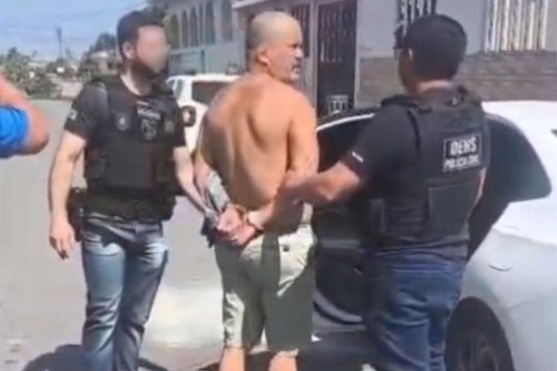 O ex-policial militar Francisco de Almeida foi preso pela Polícia Civil do Amazonas (Foto: WhatsApp/Reprodução)