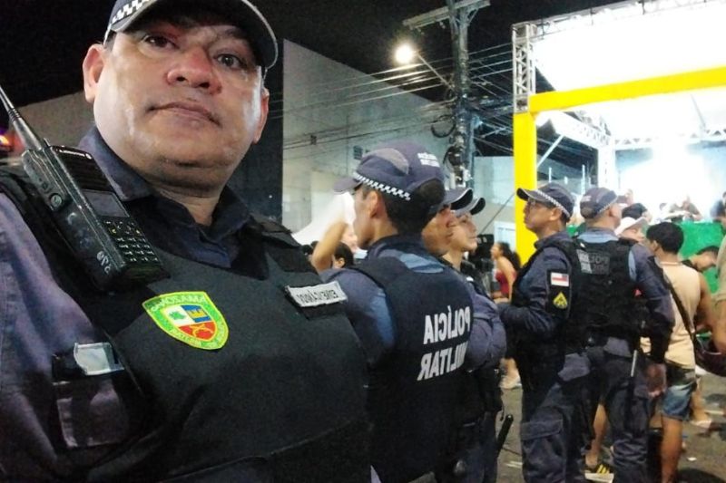O sargento da PM-AM, Edney Cândido Souza, 44, está sendo procurado após tentar matar ex-esposa e ferir outra mulher (Foto: WhatsApp/Reprodução)