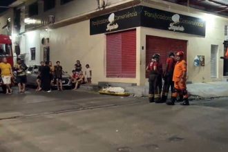 A vítima morava em uma das quitinetes do local (Foto: WhatsApp/Reprodução)