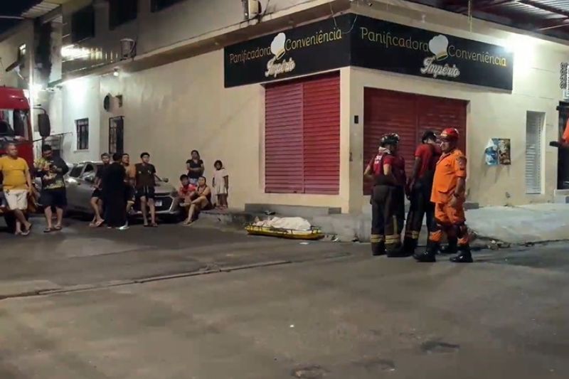 A vítima morava em uma das quitinetes do local (Foto: WhatsApp/Reprodução)
