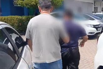 Padrasto foi preso por estupro de vulnerável contra criança de 9 anos (Foto: WhatsApp/Reprodução)