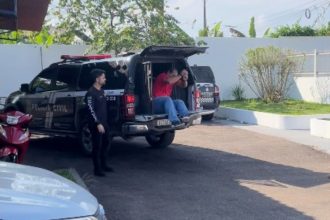 Jeová Araújo da Costa, de 42 anos, foi preso nesta quinta-feira (11) pela Polícia Civil do Amazonas (Foto: WhatsApp/Reprodução)