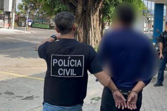 O homem de 27 anos foi preso nesta quarta-feira (24), no bairro Monte das Oliveiras, zona norte de Manaus (F0to: Divulgação/PC-AM)